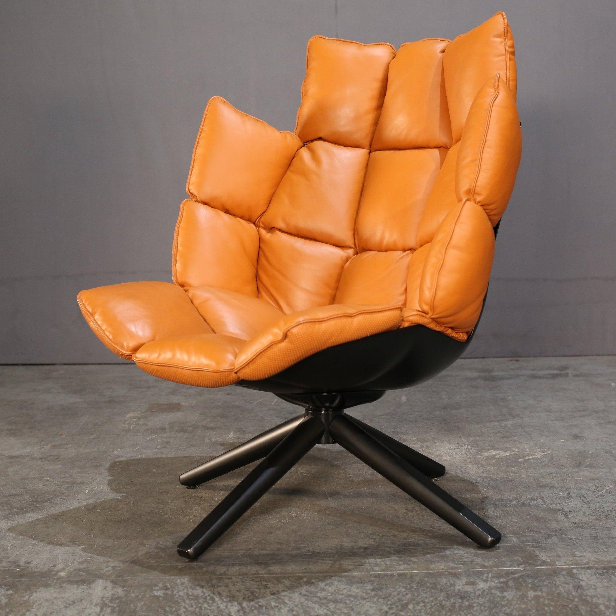 Modern B&B Italia Husk Swivel Chair by Patricia Urquiola