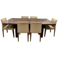 B&B Italia Italy Dining Room Suite Set Designed Antonio Citterio Chairs & Table