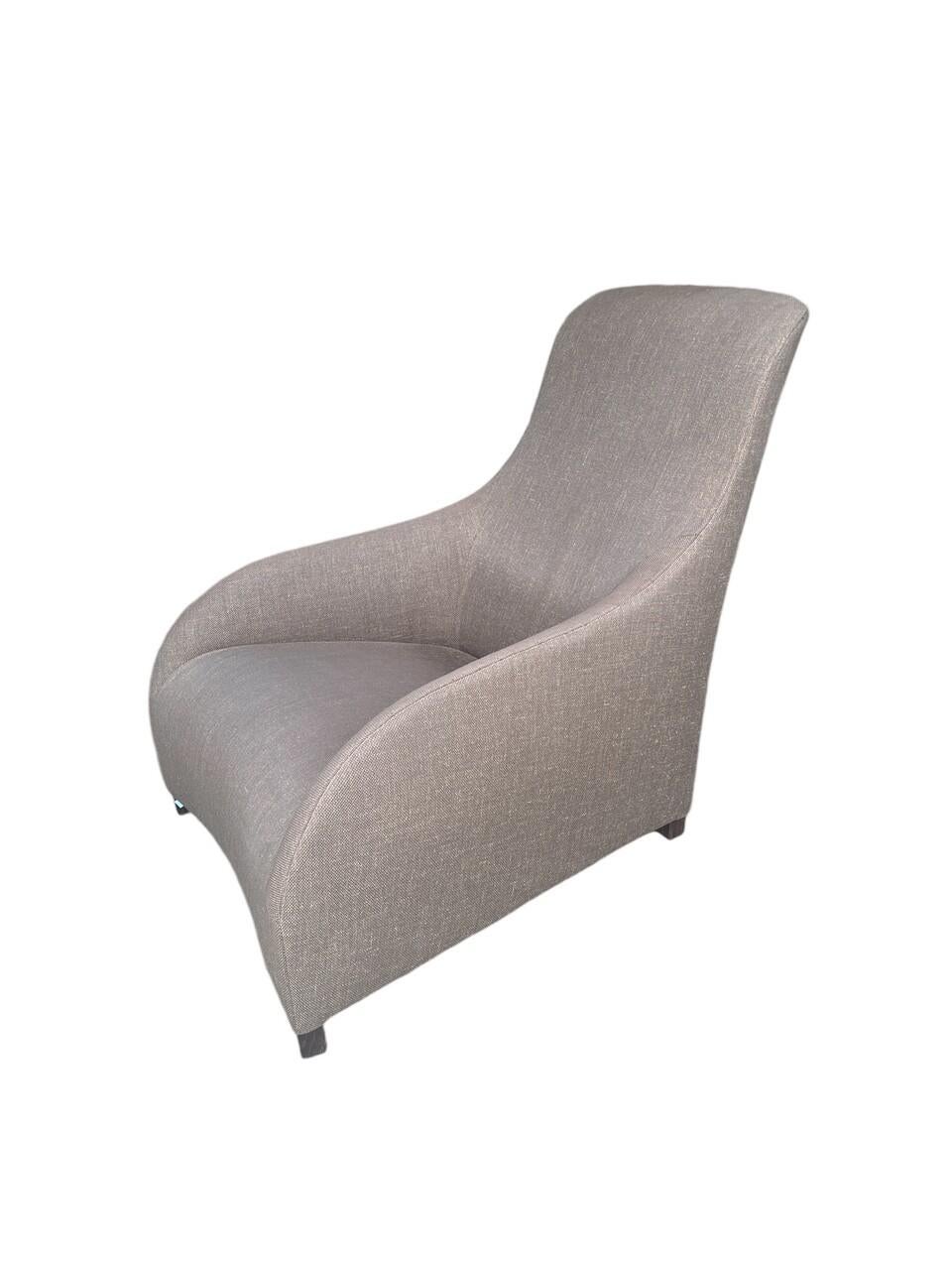 Modern B&B Italia Kalos Lounge Chair and Ottoman by Antonio Citterio