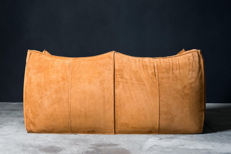 B&B Italia Le Bambole sofa in Suede Leather For Sale 2