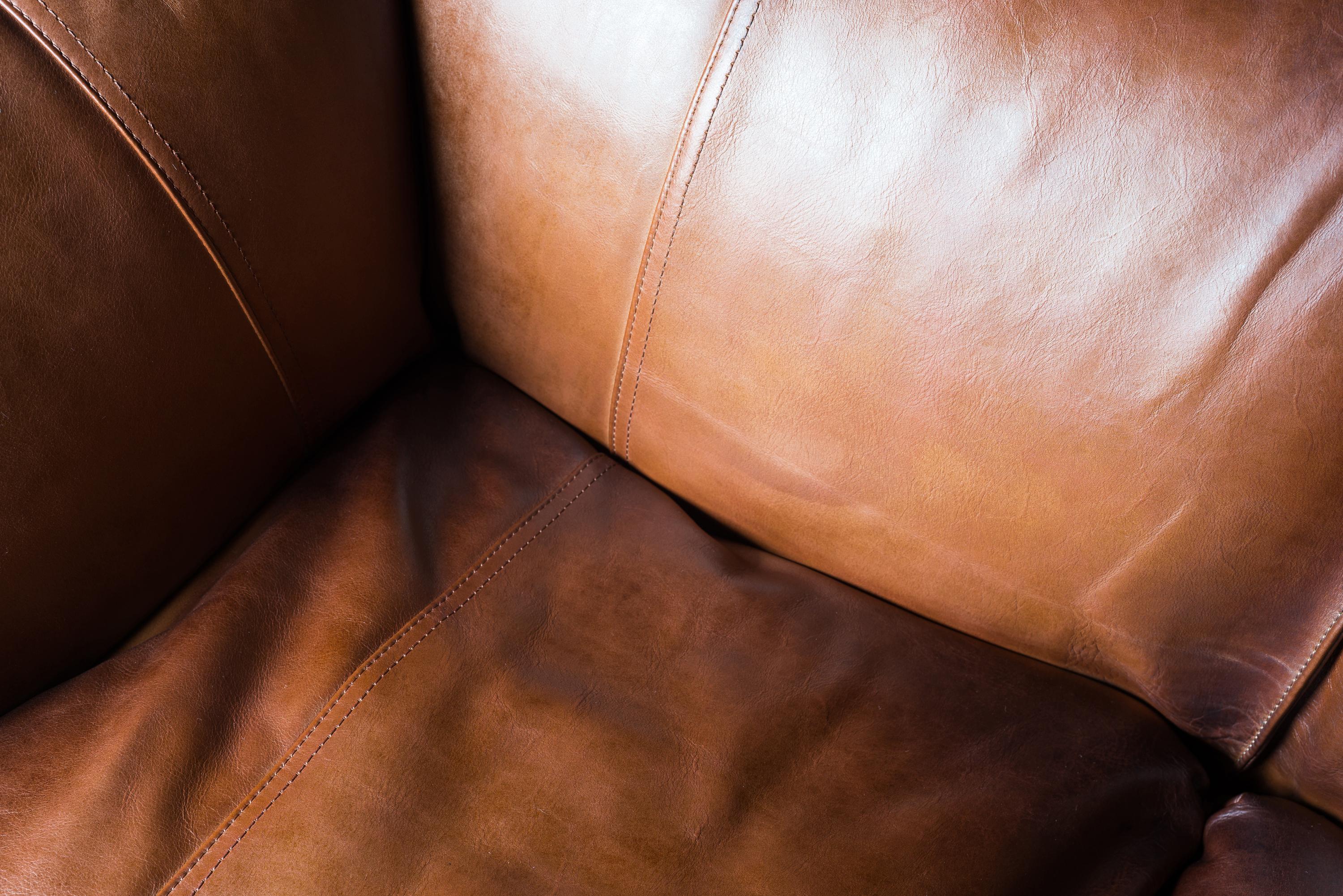 b&b italia leather sofa