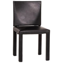B&B Italia Leather Chair Black