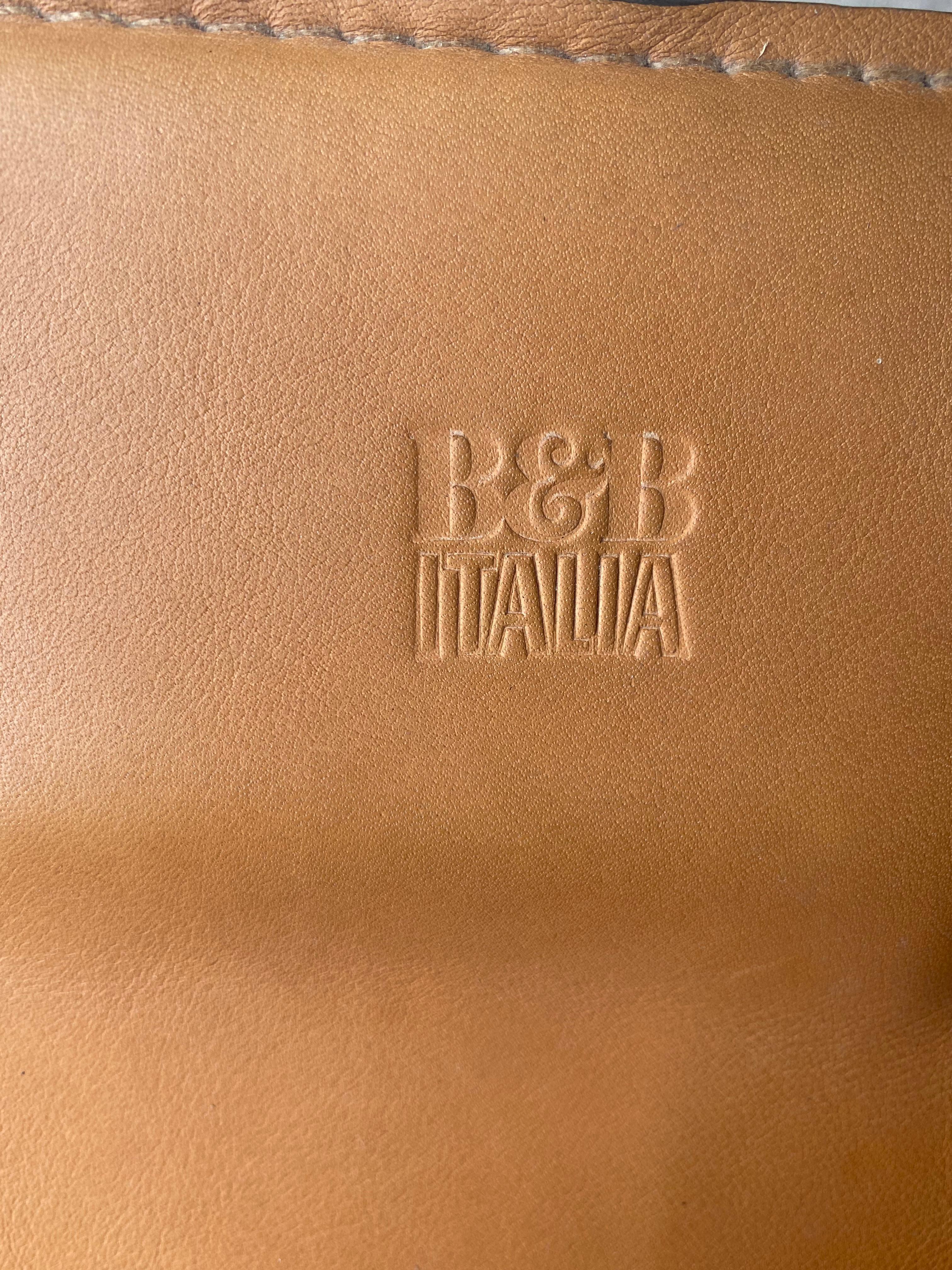 Late 20th Century B&B Italia Leather Diesis Sofa, Italy For Sale