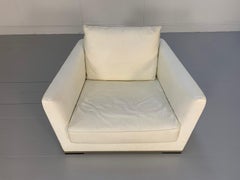 B&B Italia Maxalto "Apta" Armchair - In White "Gamma" Leather