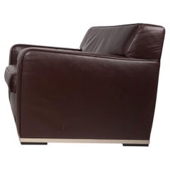 B&B Italia Maxalto Apta Imprimatur fauteuil en cuir par Antonio Citterio, 1999