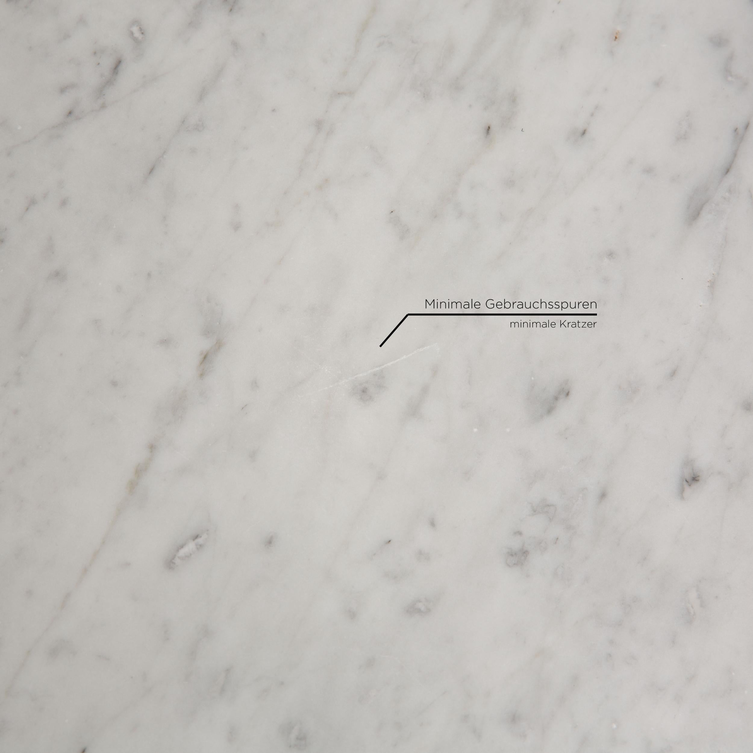 B&B Italia Mera Marble Table Set White 2x Coffee Table In Fair Condition For Sale In Cologne, DE