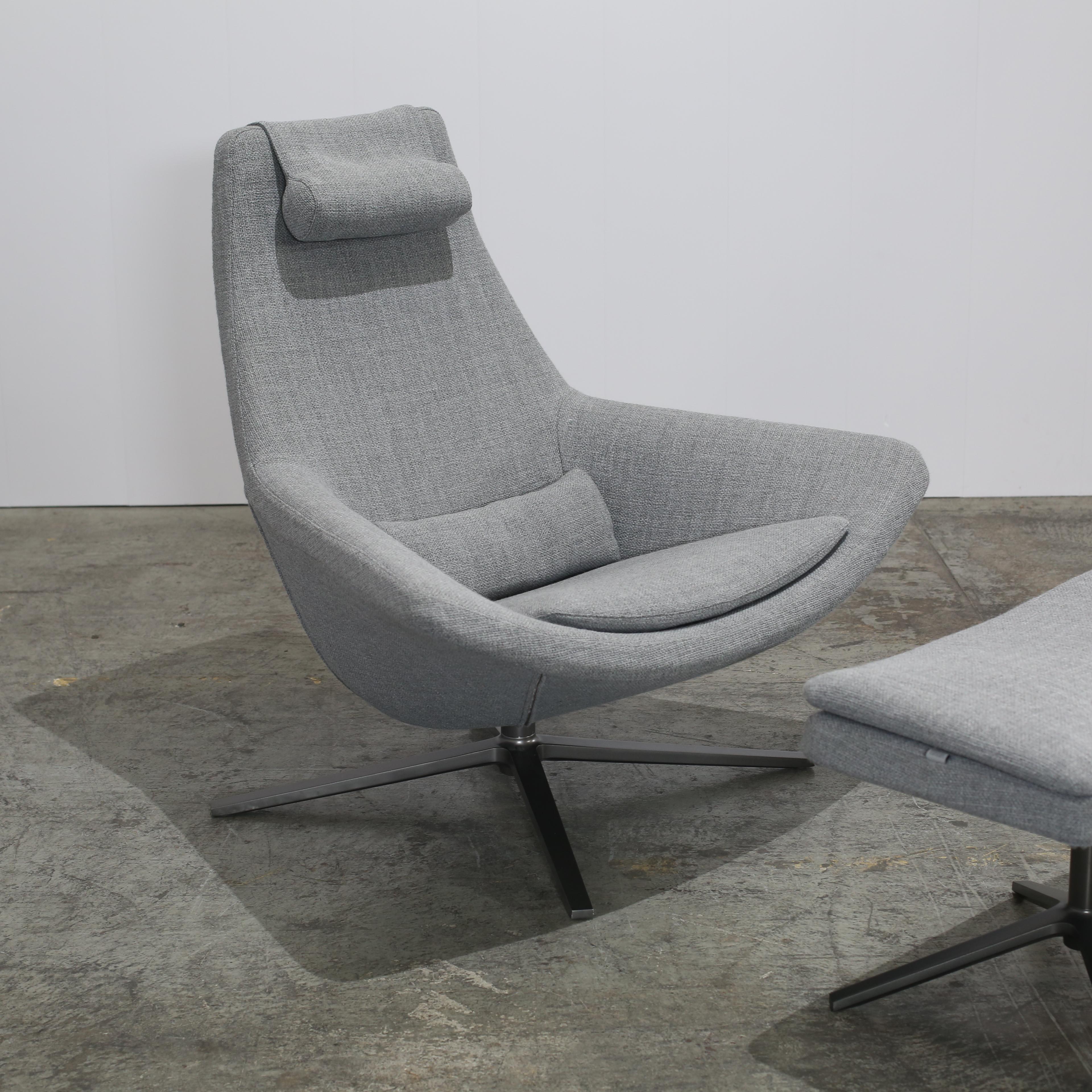 B&B Italia Sillón y reposapiés Metropolitan en Bueno estado para la venta en Basildon, London