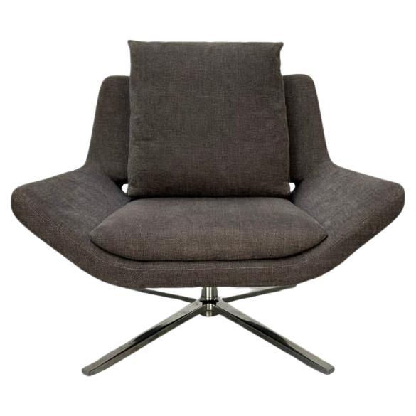 B&B Italia Sillón "Metropolitan ME84" - En tejido gris medio