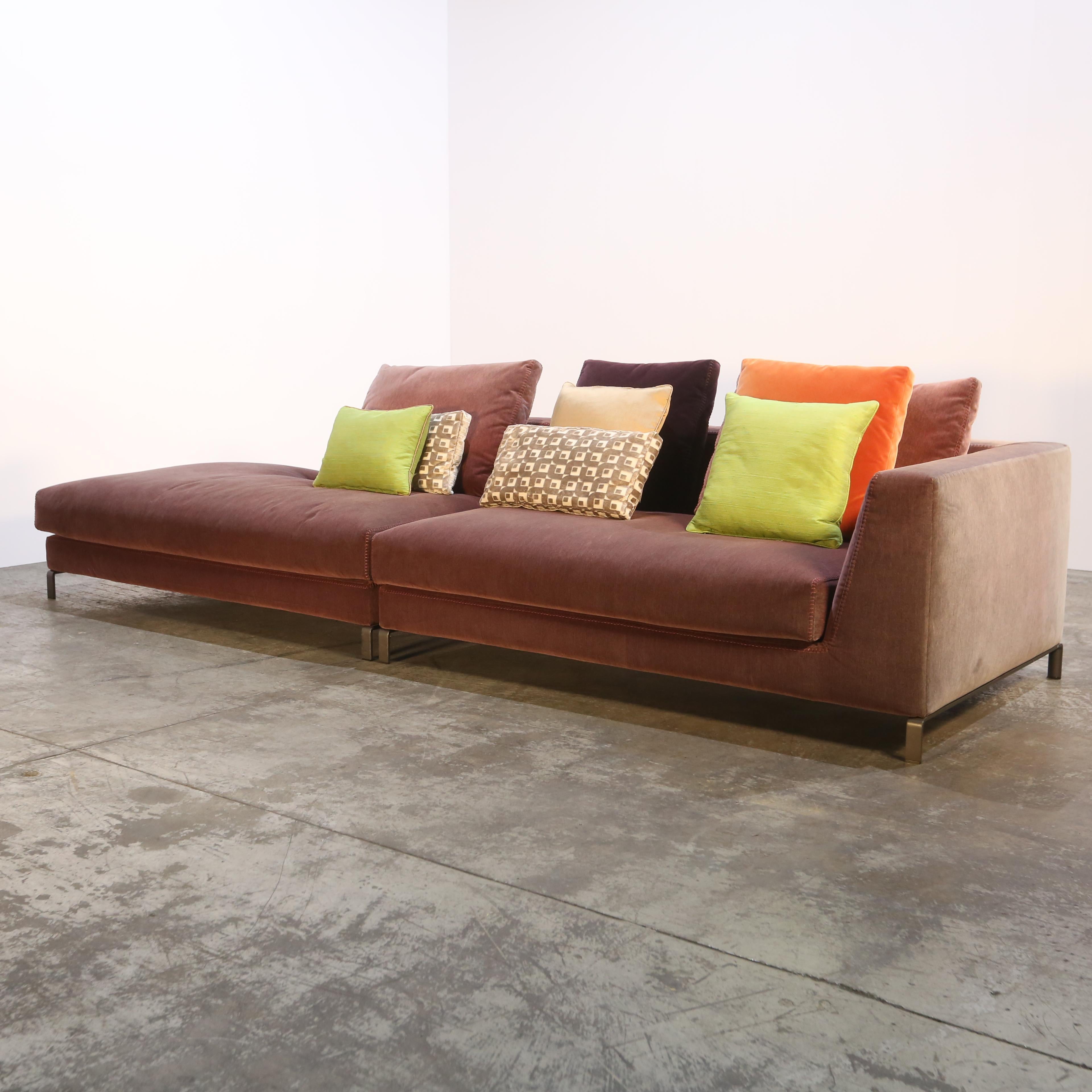 Modern B&B Italia Michel Club Modular Sofa by Antonio Citterio For Sale