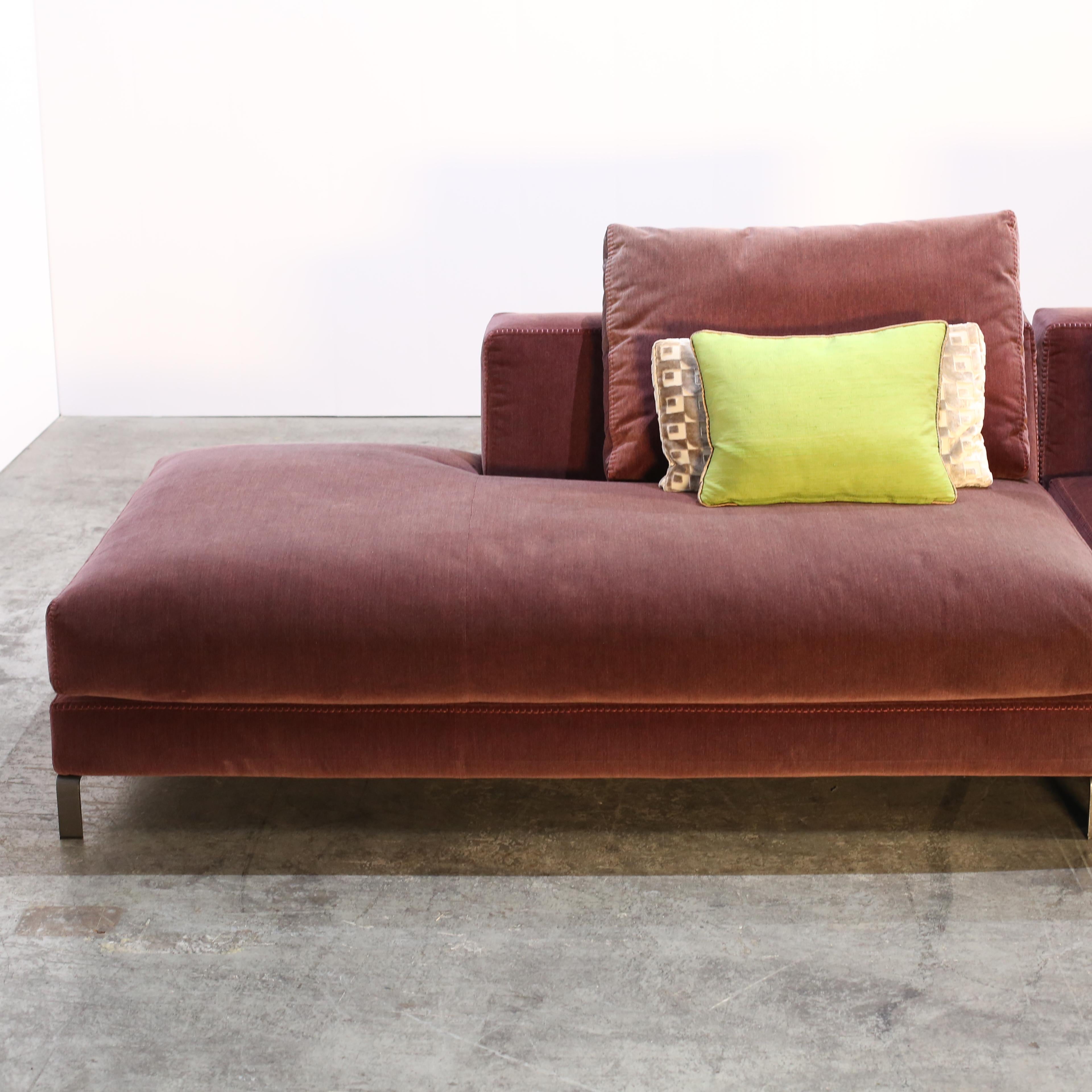 B&B Italia Michel Club Modular Sofa by Antonio Citterio In Good Condition For Sale In Basildon, London