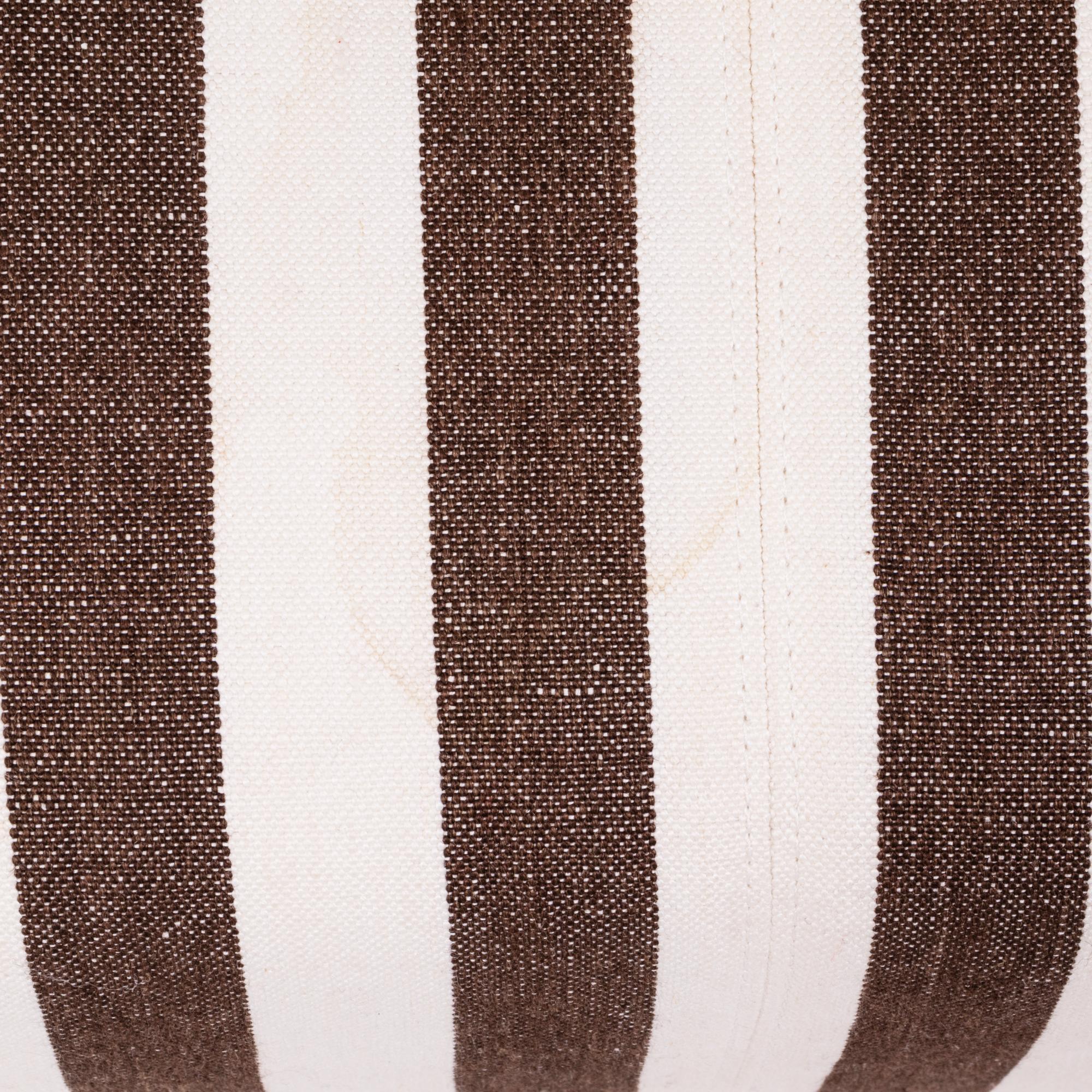 B&B Italia P60 Brown Striped Fabric Ottoman by Antonio Citterio In Good Condition In London, GB