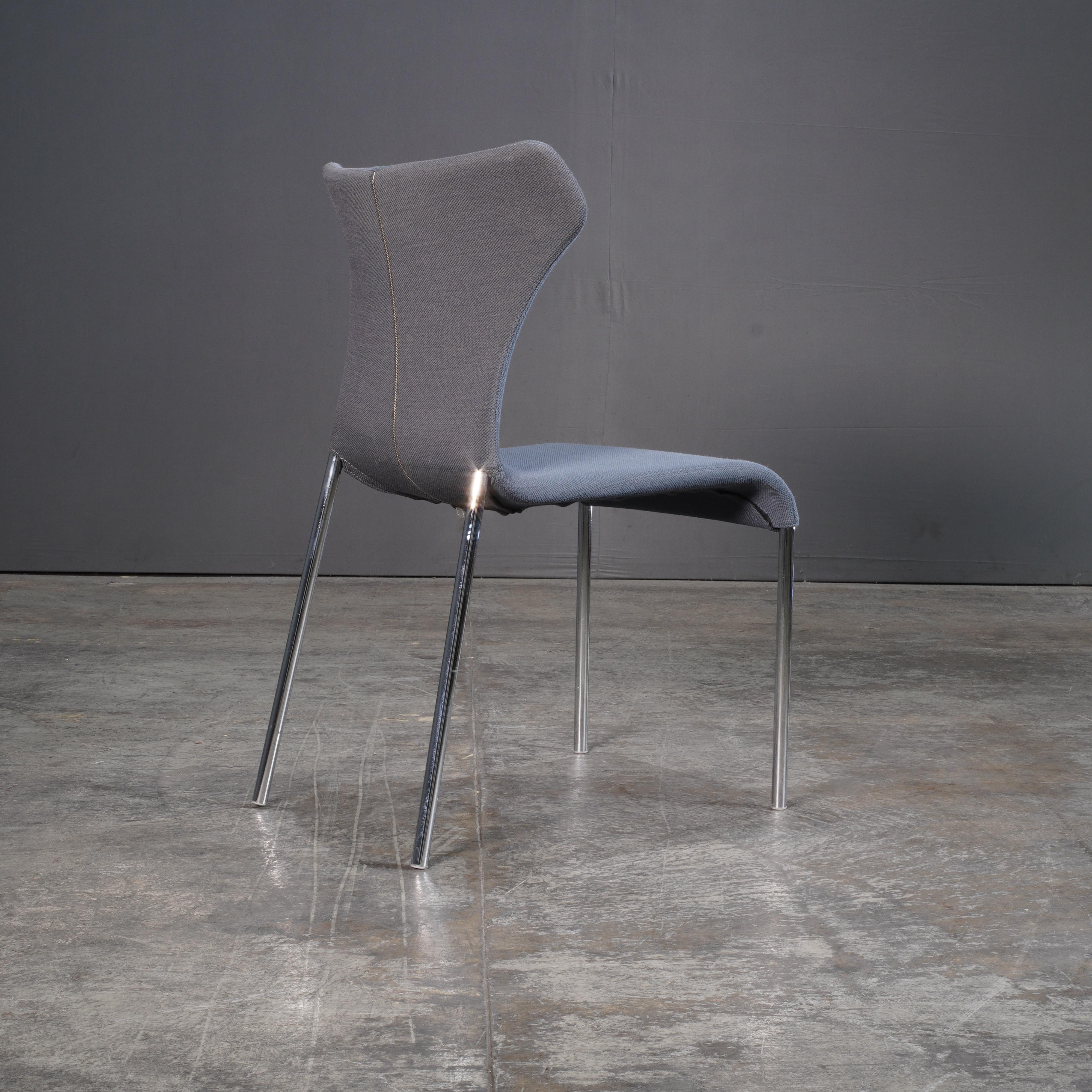 XXIe siècle et contemporain B&B Italia Papilio Black Dining Chair by Naoto Fukasawa