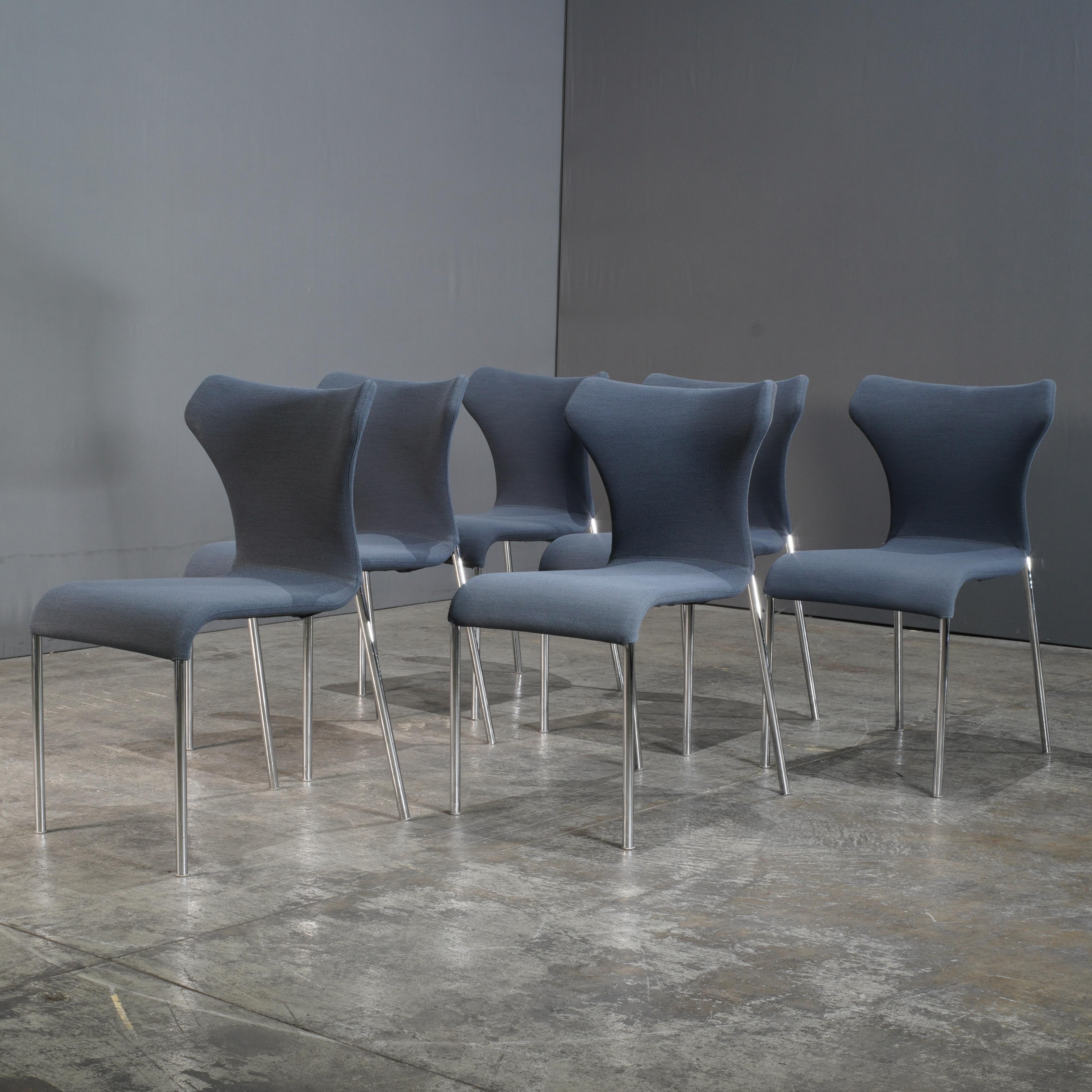 B&B Italia Papilio Black Dining Chair by Naoto Fukasawa 2
