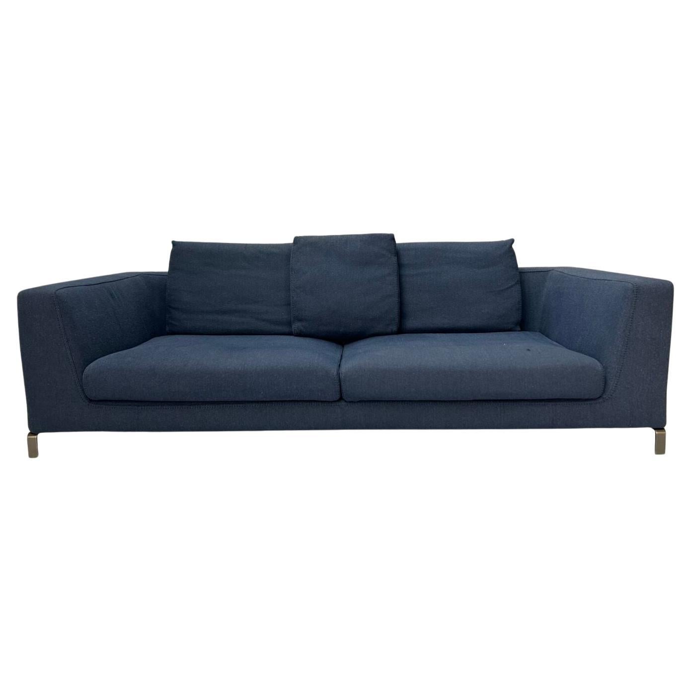 B&B Italia "Ray" Canapé 3 places - En tissu bleu en vente