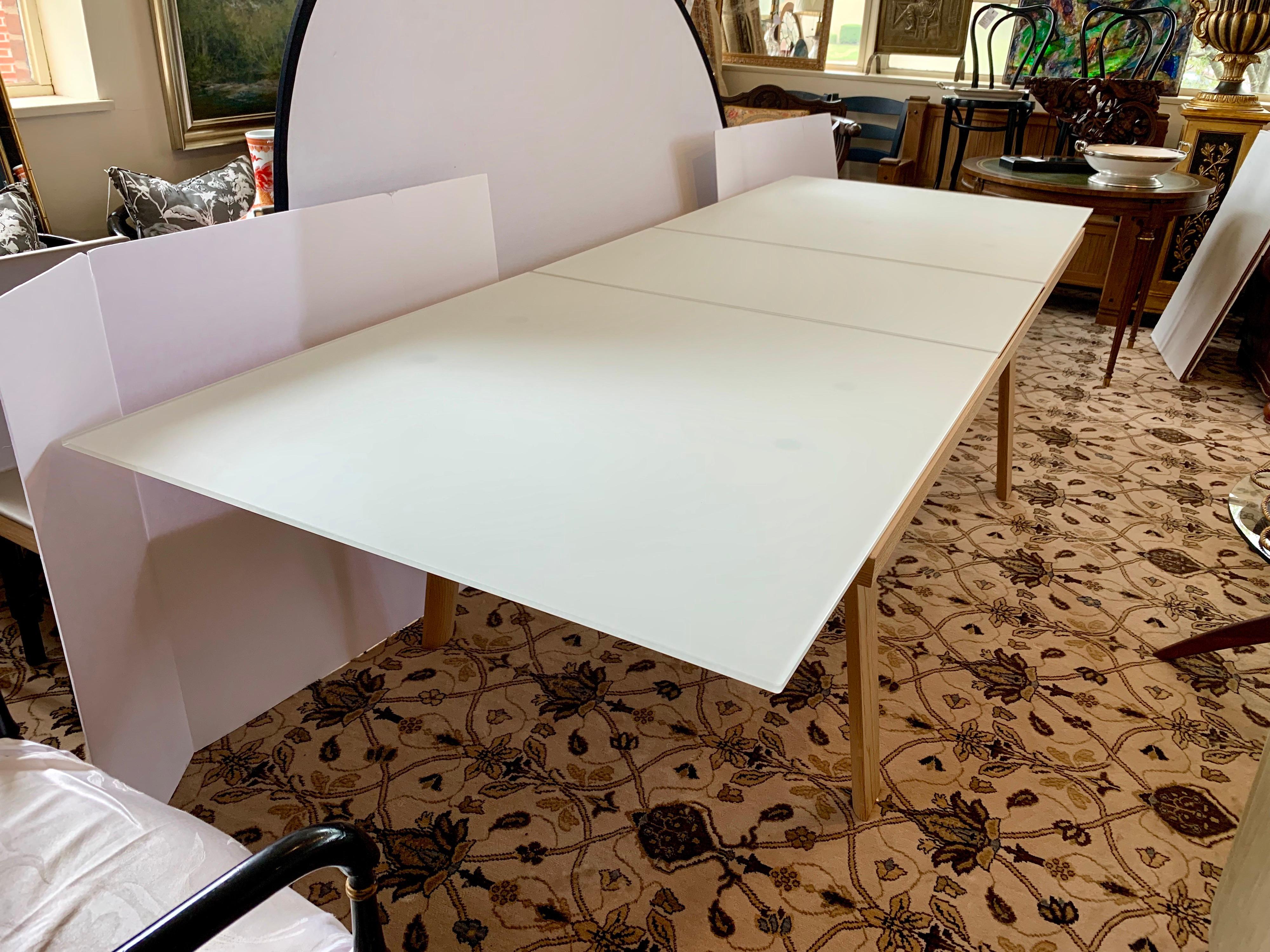 Contemporary B&B Italia Signed Expandable Dining Room Hans Table by Antonio Citterio