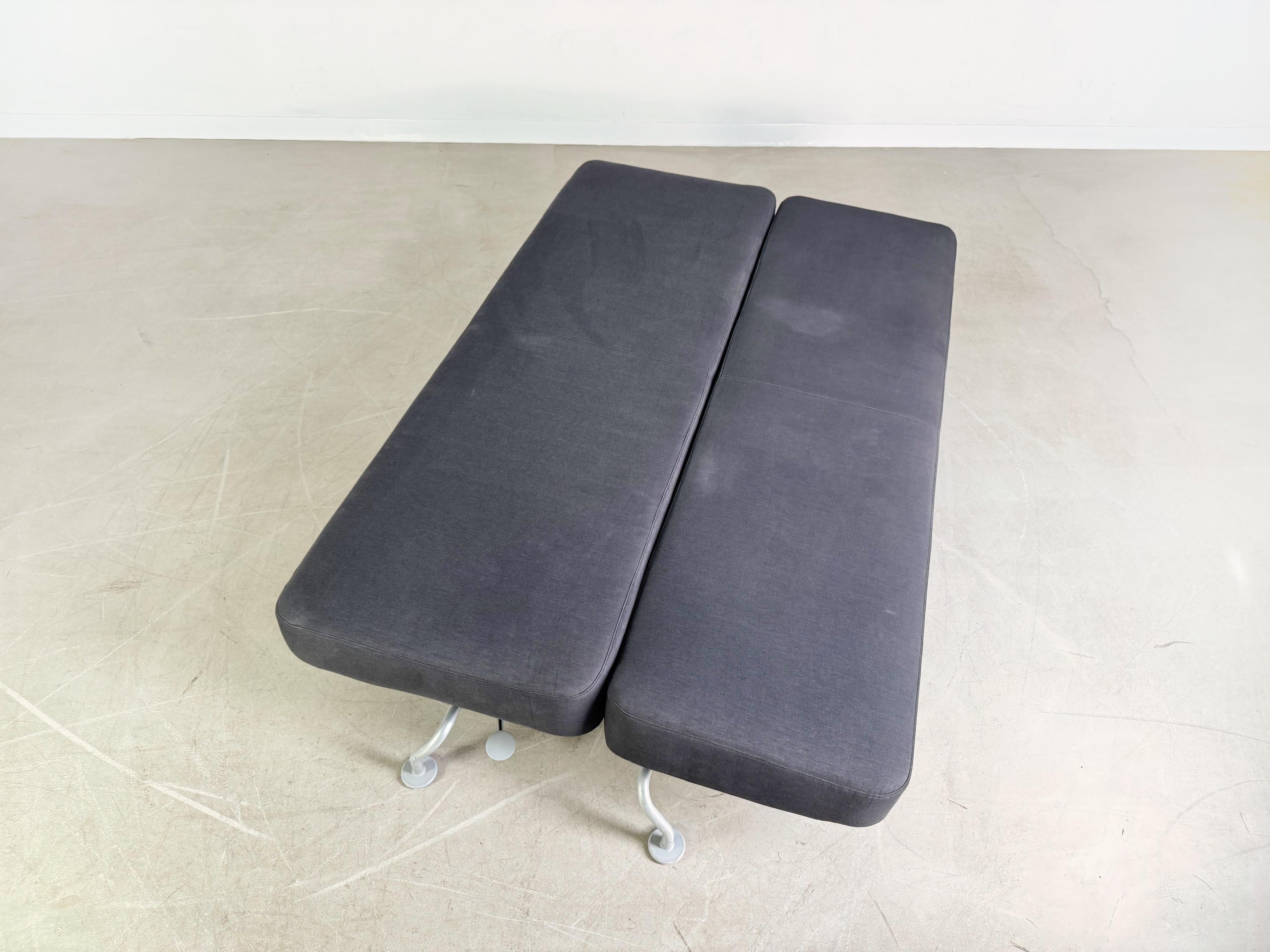 B&B Italia Sofa Lunar James Irvine Couch Zweisitzer Dreisitzer For Sale 7
