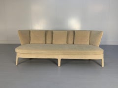 B&B Italia Sofa – “Maxalto Febo” 3-Seat – in Ivory Cream Velvet