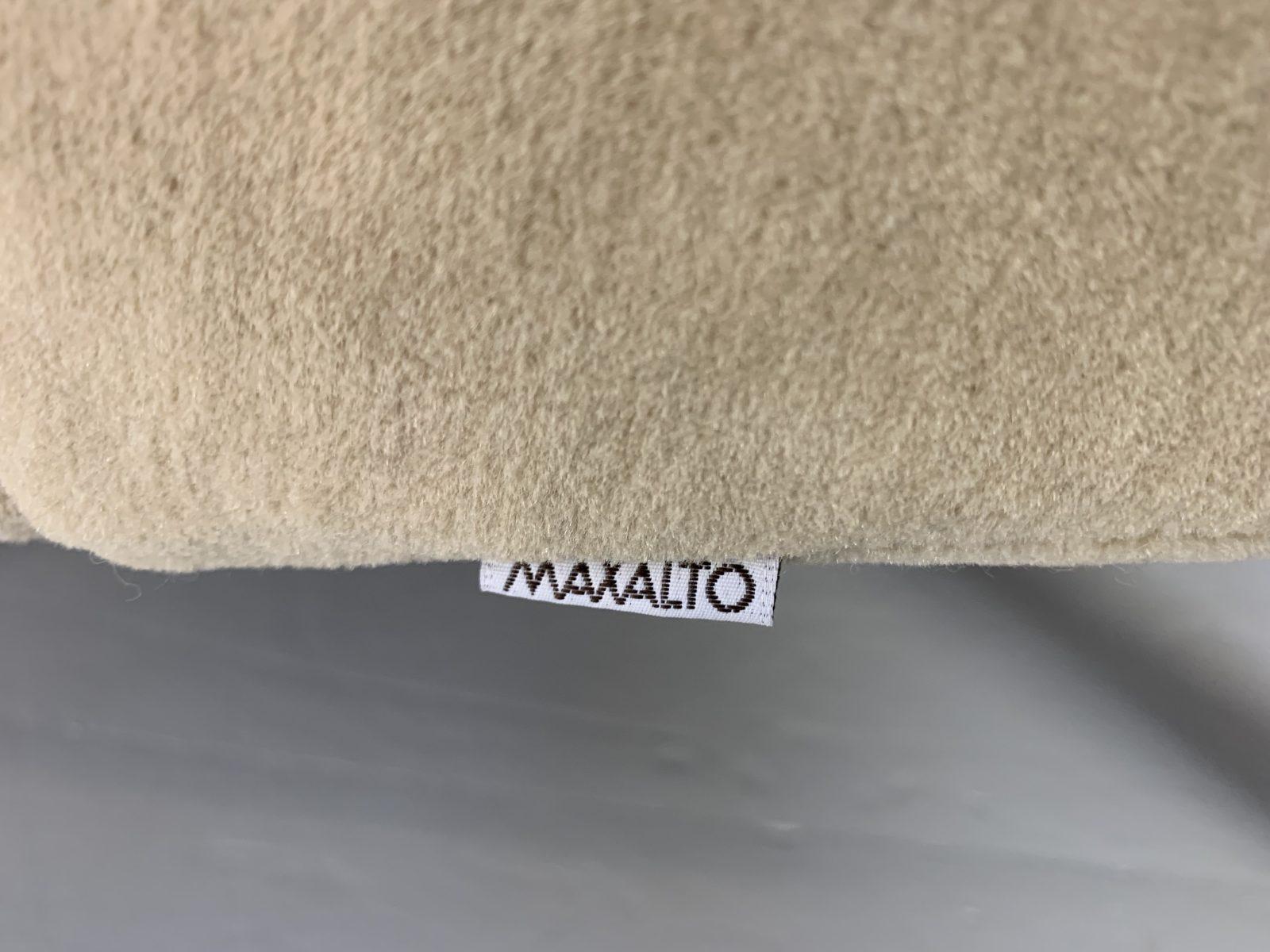 B&B Italia Sofa – “Maxalto Febo” 3-Seat – in Ivory Cream Velvet For Sale 4
