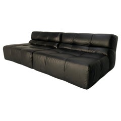 B&B Italia "Tufty Time" Sofa - In Black Leather