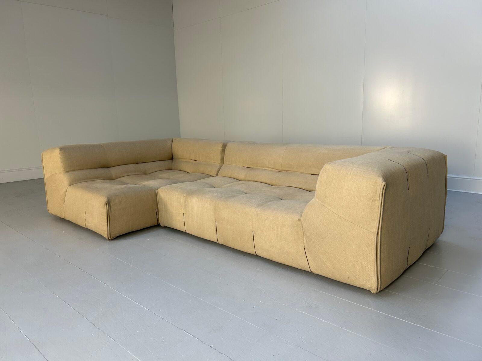 Contemporary B&B Italia “Tufty Too” L-Shape Sectional Sofa