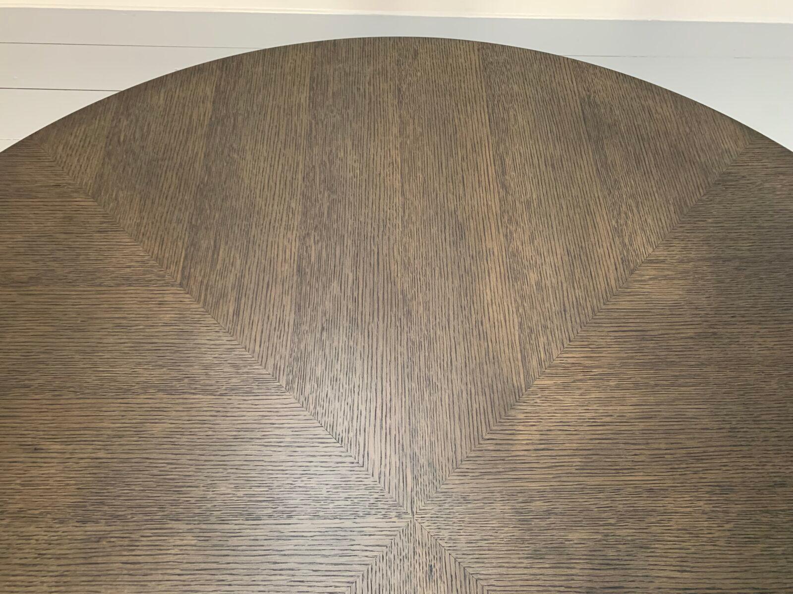 B&B Italia “Xilos” Round Circular Dining Table – In Grey Oak 3