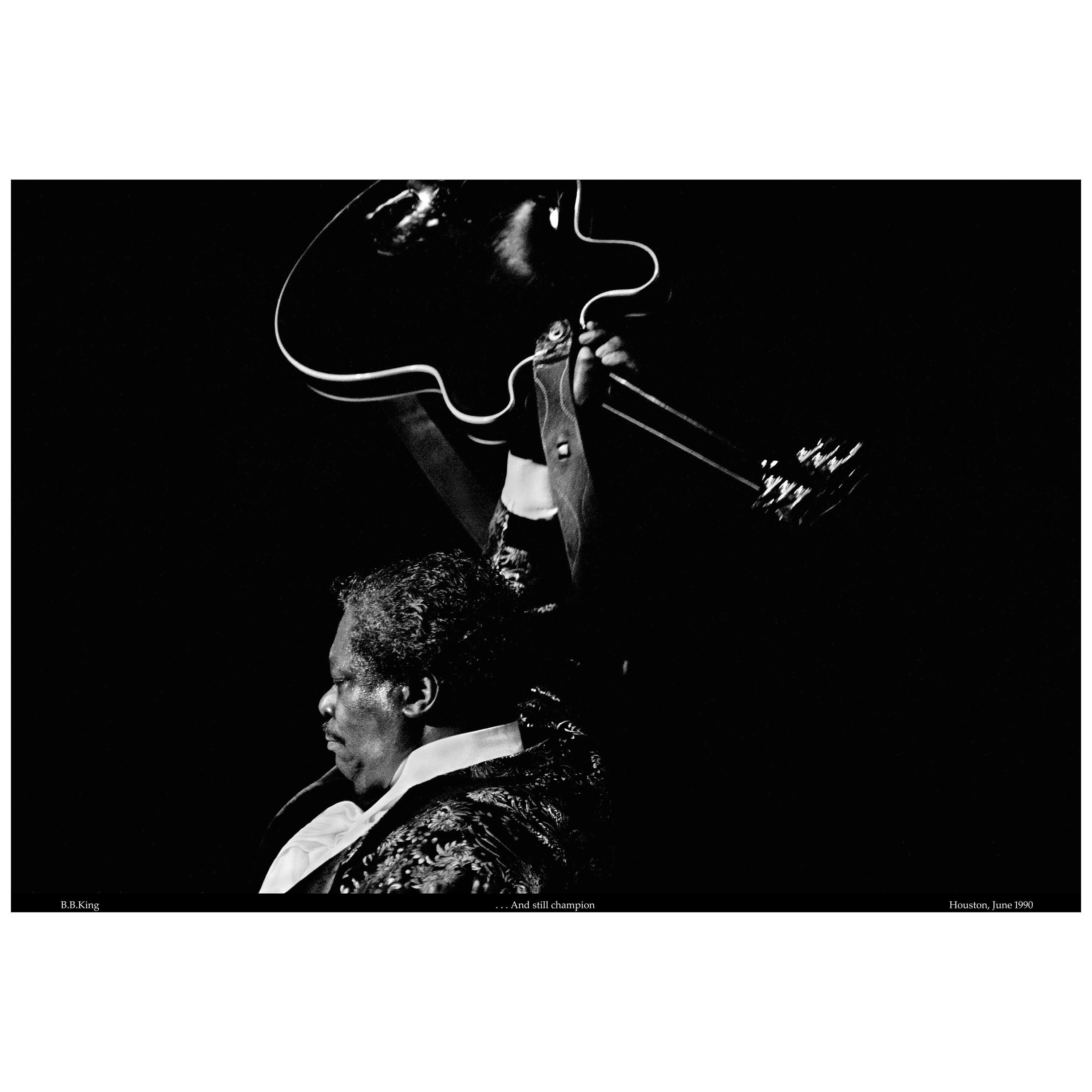 B.B. King, Benson and Hedges Blues Festival, Houston, Limited Edition of 25