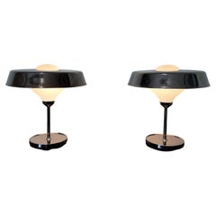 BBPR, Coppia di lampade mod. Ro, prod. Artemide anni '70
