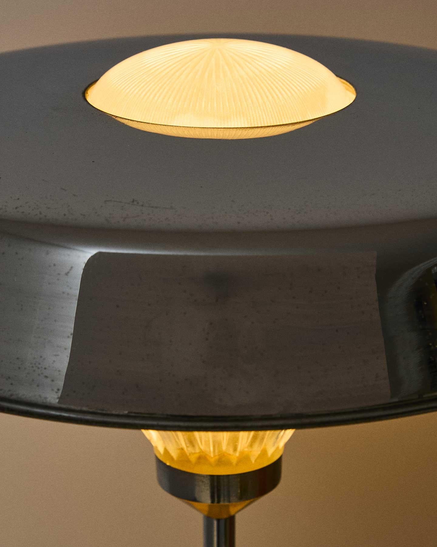 Mid-Century Modern BBPR crome table lamp for Artemide For Sale