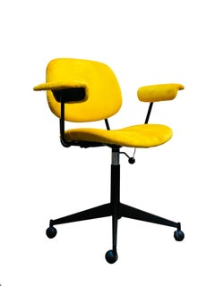 BBPR for Olivetti Arredamenti Metallici Swivel Chair with Armrests, Italy, 1960s