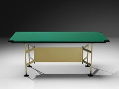 BBPR pour Olivetti 'Spazio' Grande table de salle à manger ou de travail en acier