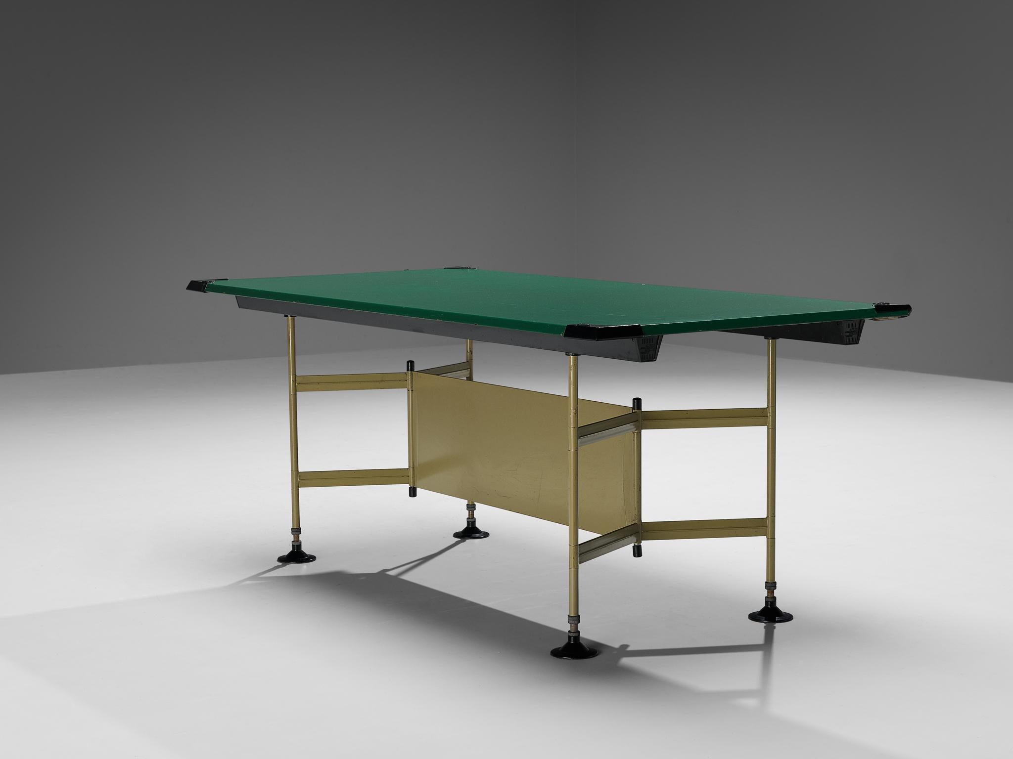 BBPR for Olivetti 'Spazio' Large Dining Tables in Steel  In Good Condition For Sale In Waalwijk, NL