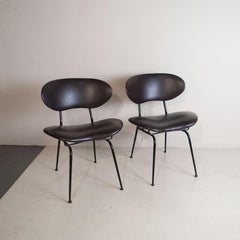 BBPR in the style Italian midcentury set of two chairs from the sixties