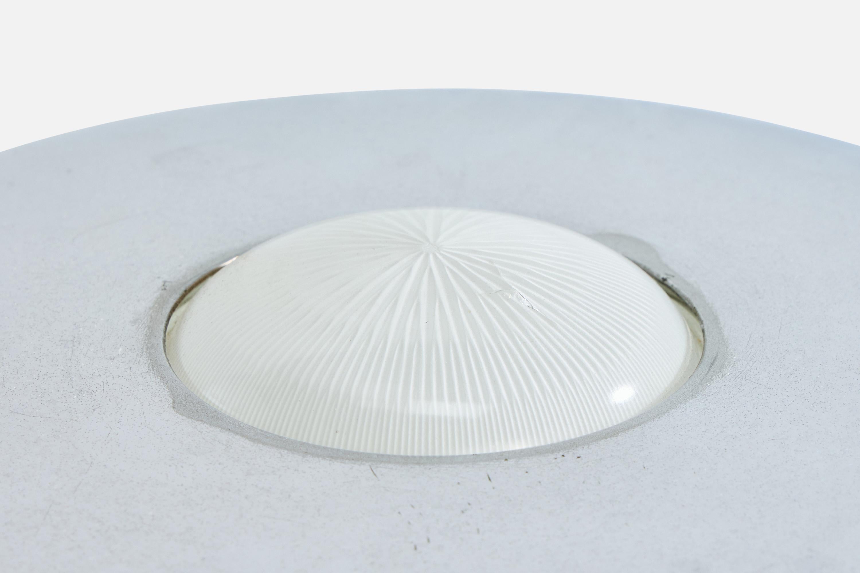 BBPR, lampe de table, métal chromé, verre, Italie, années 1970 Bon état - En vente à High Point, NC