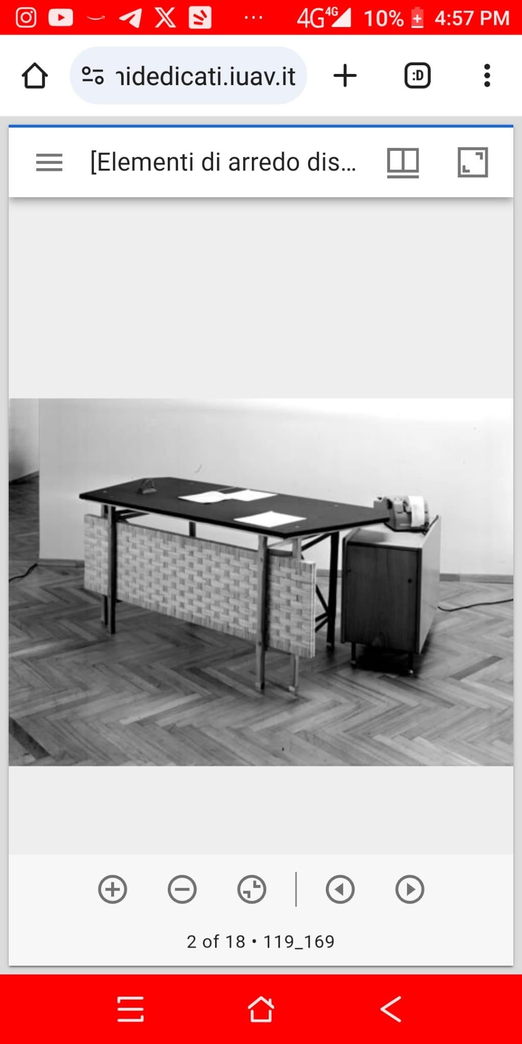 bbpr ultrarare writing desk early For Sale 3