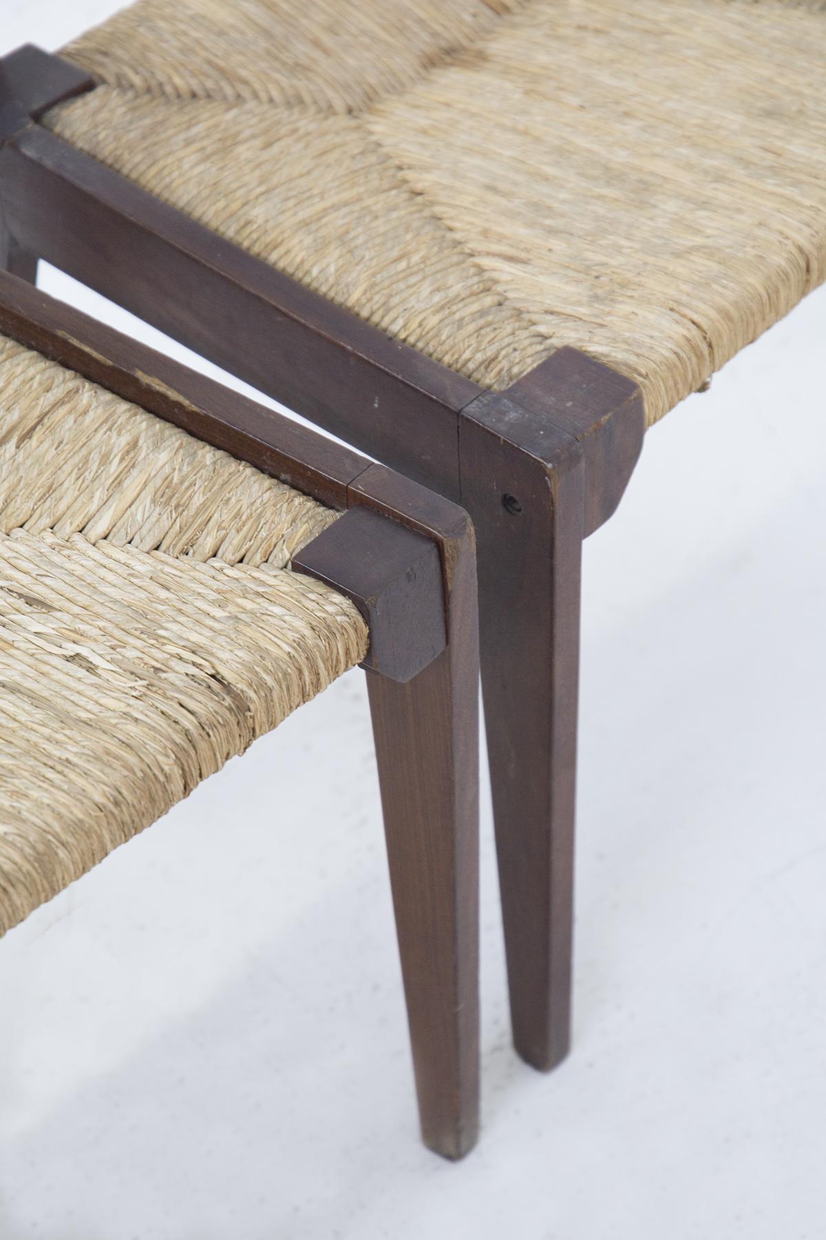 Carlo Santi Vintage Wooden Chairs for Arform 1