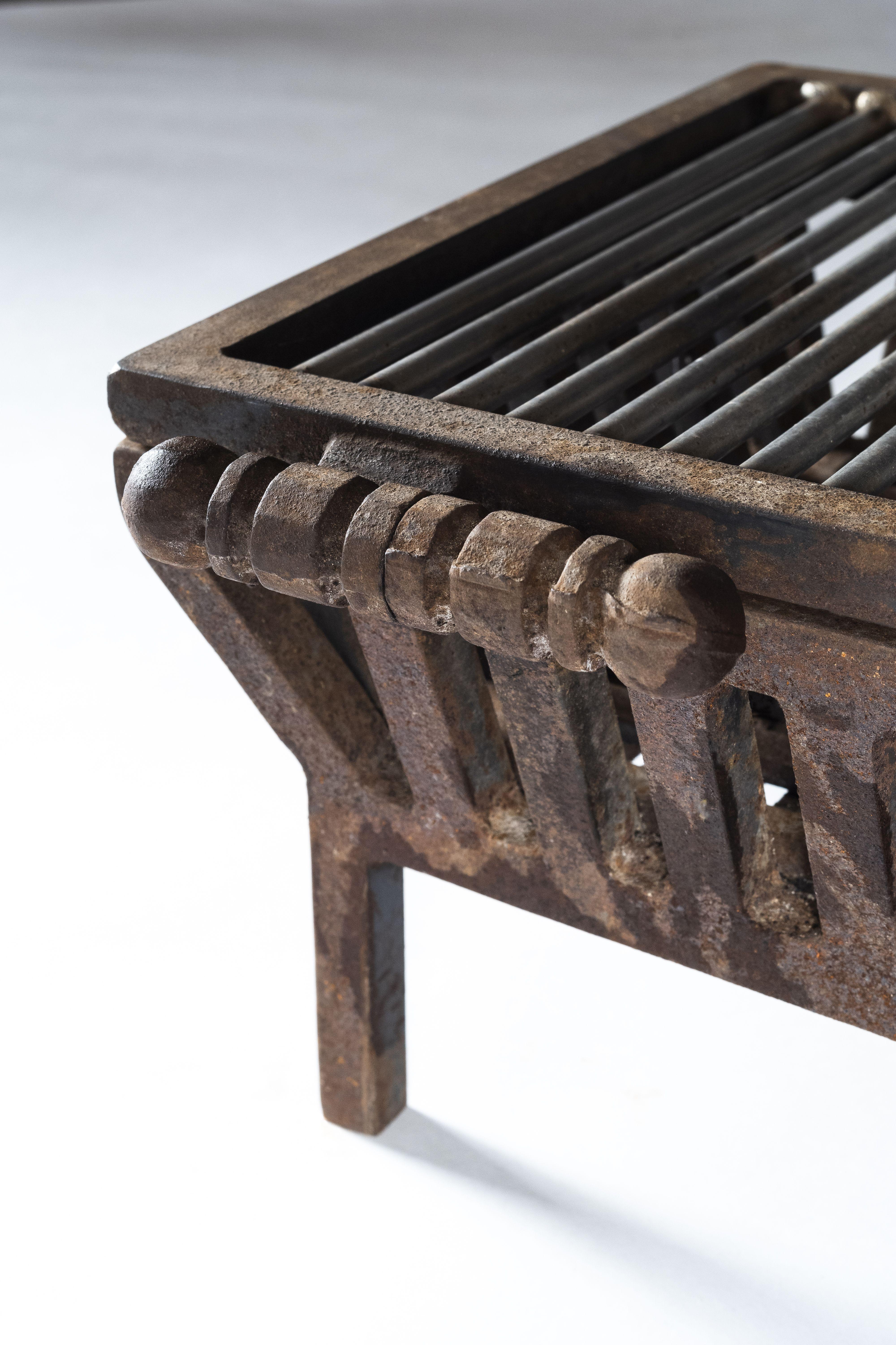 The BBQ Fire Grate - Untreated Steel 
A Fire grate to incorporate a BBQ cooking grill.

 