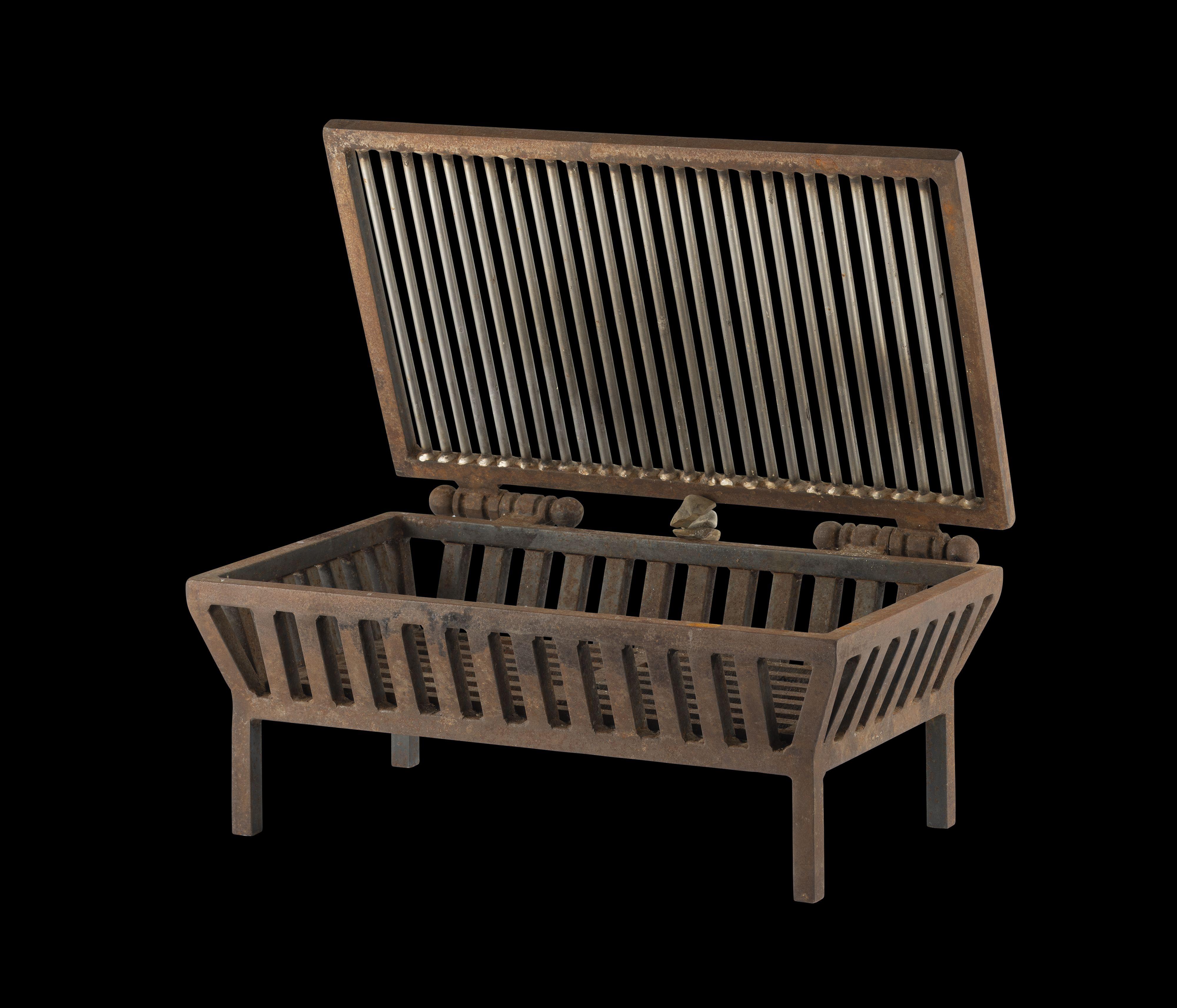 cast iron fire pit grill grate