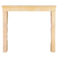 BBQ Fit French Timeless Stone Reclaimed Fireplace Mantel From Burgundy (Cheminée en pierre recyclée de Bourgogne)