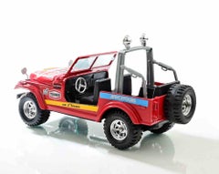 Bburago Jeep CJ-7 “Africatours” Rally Version, 1:24 Scale Die... - Italy 1980s