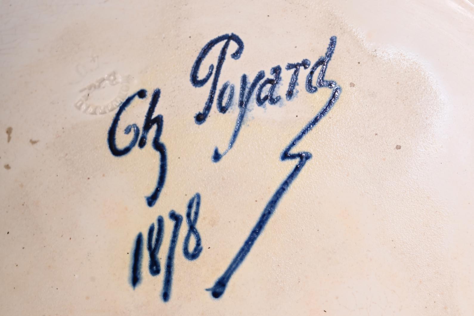 I. B&Cie, Charles POYARD, Félix FLICK, Plat avec portrait d'une femme berbère en vente 1