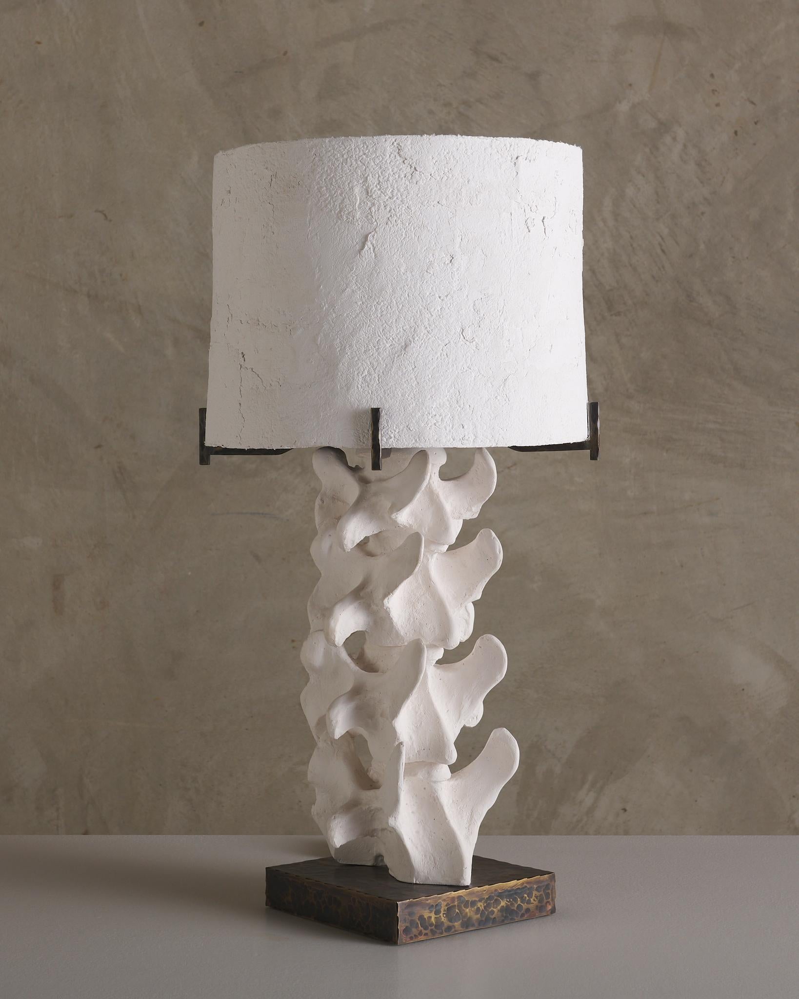 Cast BCW Vertebrae Table Lamp From The Primal Collection For Sale