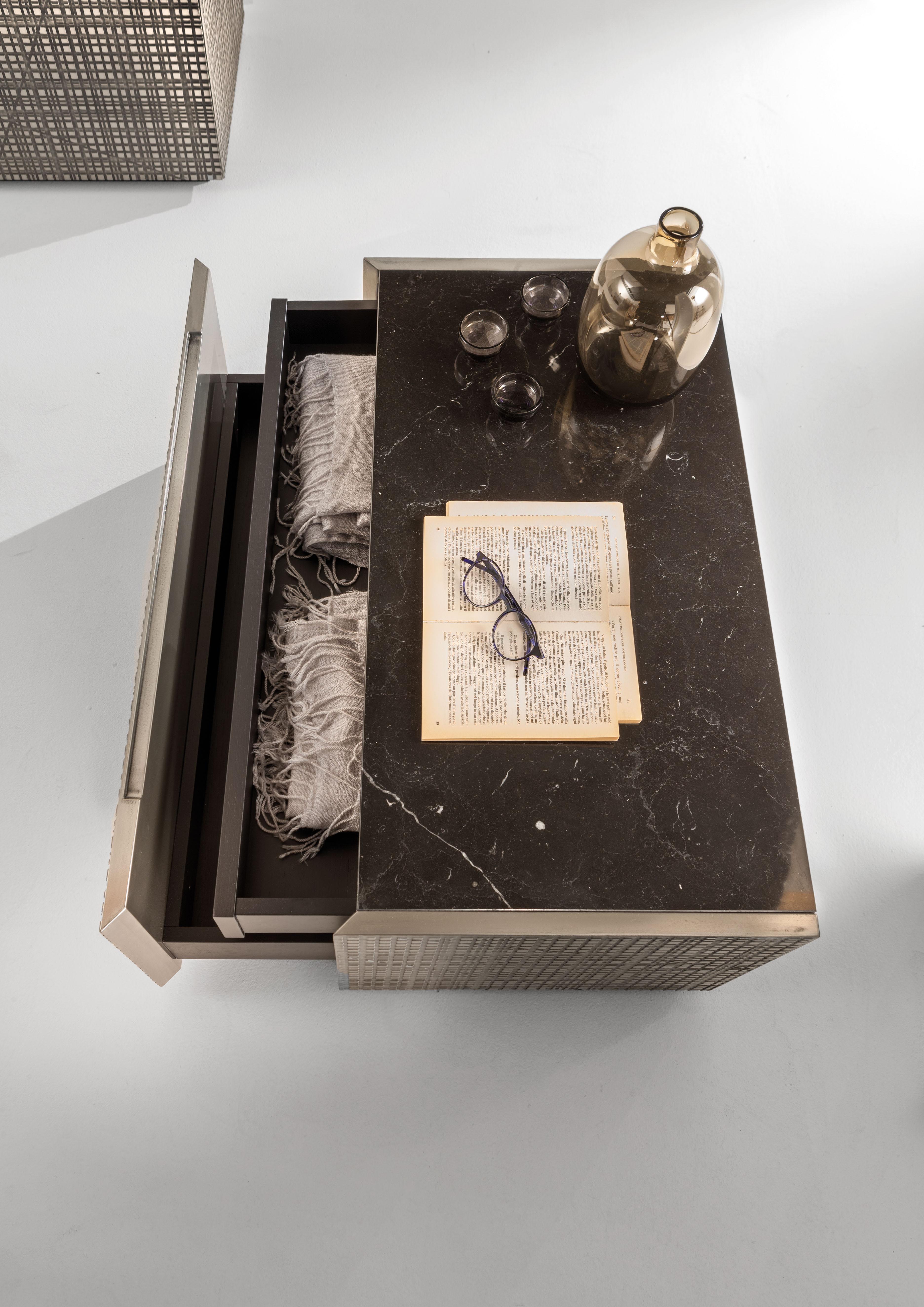 Contemporary BD 06 Bed Side Table by Laurameroni For Sale
