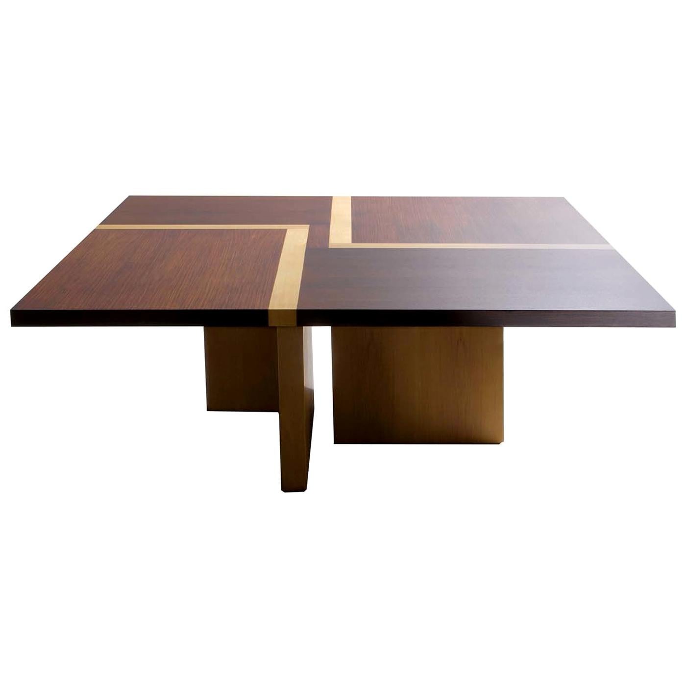 Table carrée BD 07 de Bartoli Design en vente