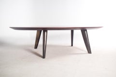 BD 12 Rosewood Oval Table by Laura Meroni for Bartoli Design