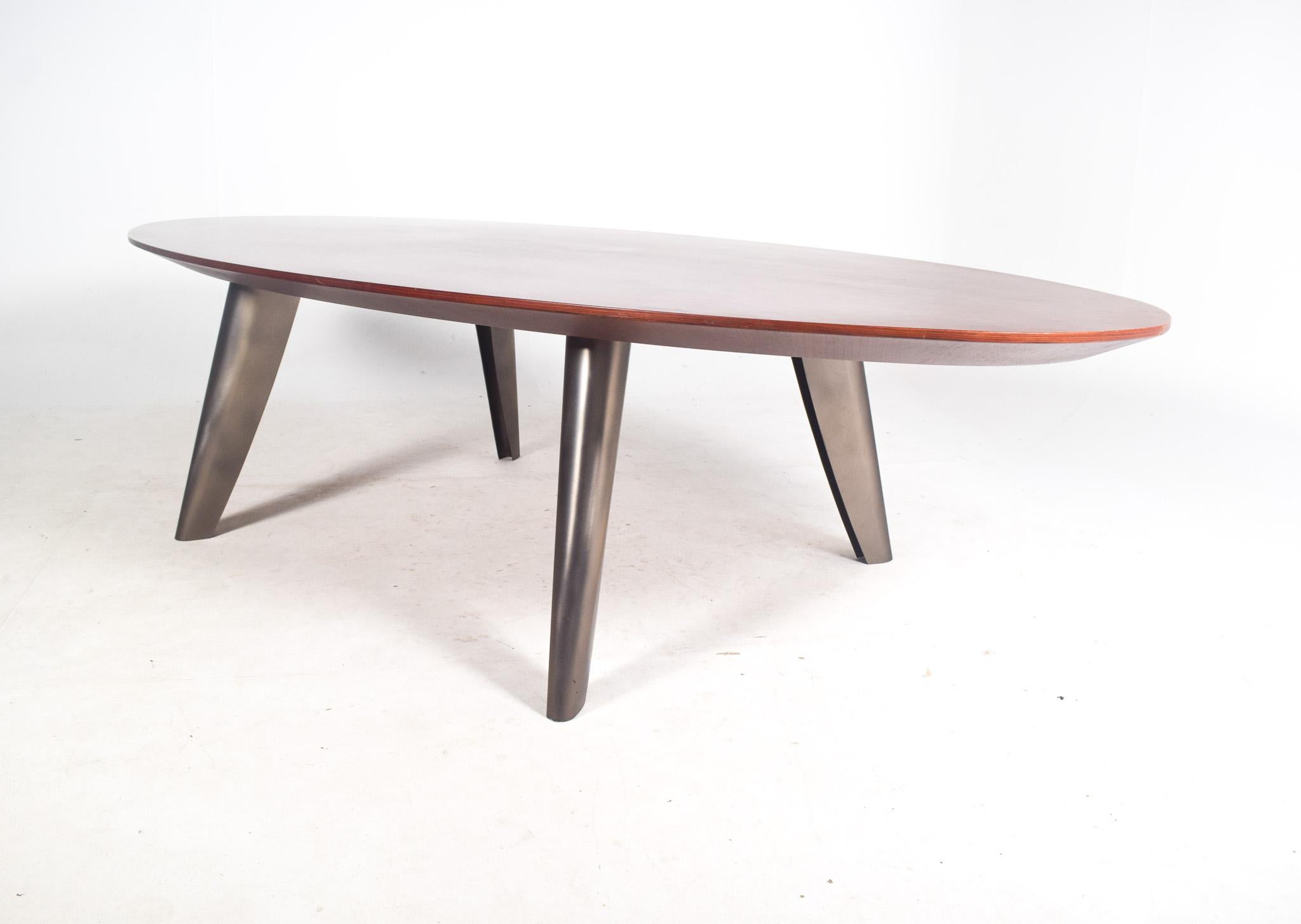 Fait main Table ovale BD 12 de Laura Meroni pour Bartoli Design en vente