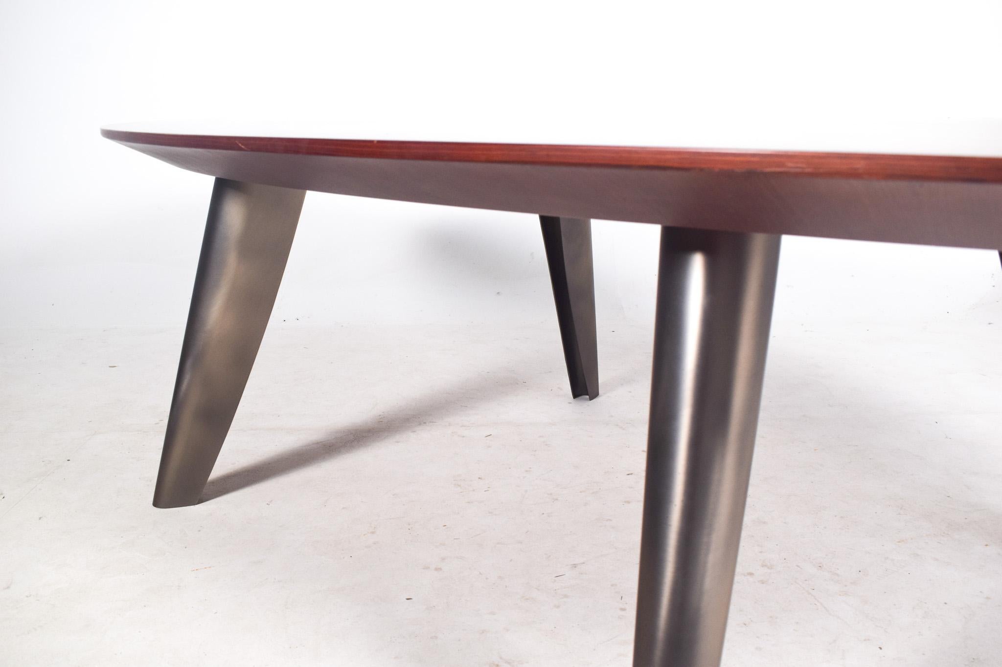 Table ovale BD 12 de Laura Meroni pour Bartoli Design en vente 2