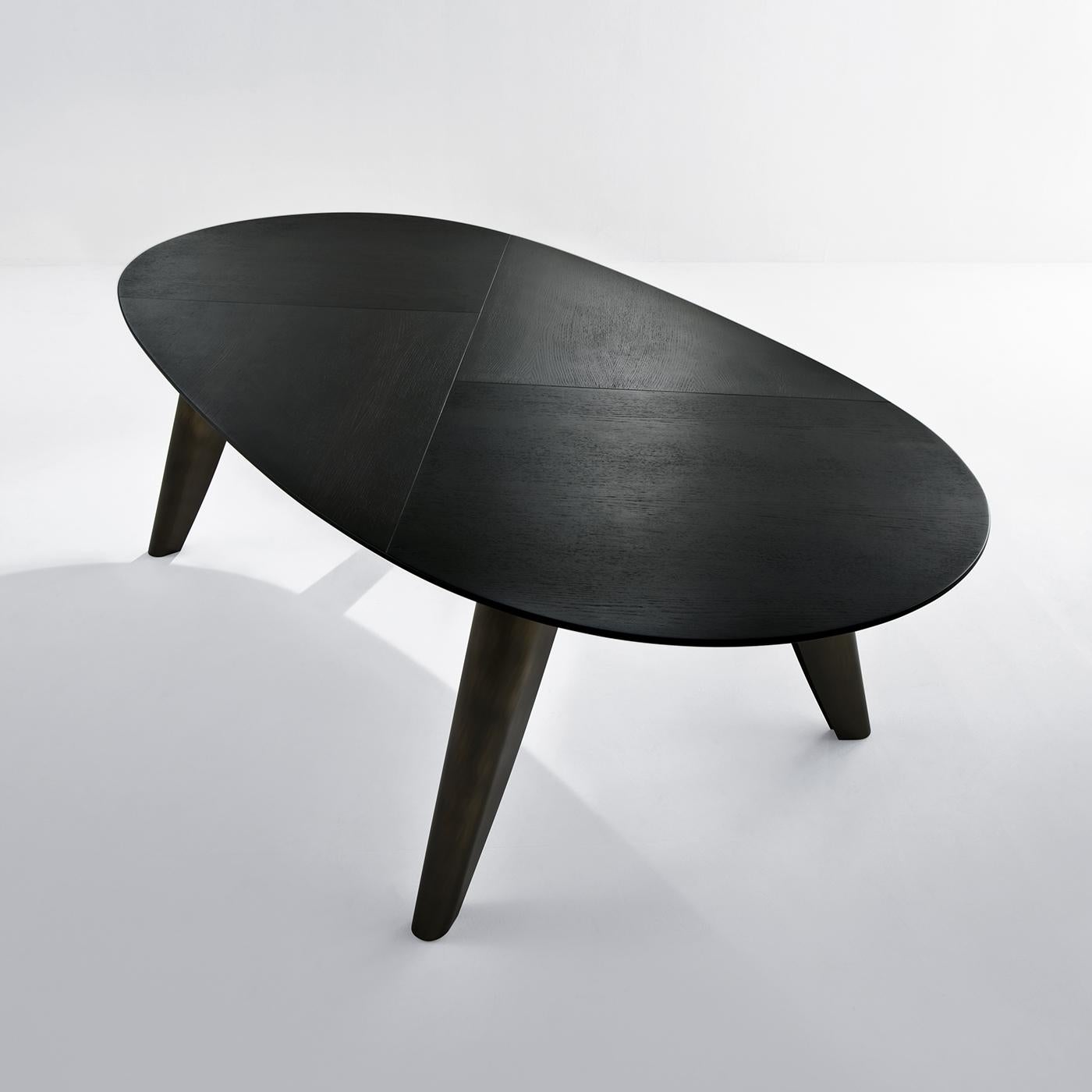 Moderne Table ovale BD 161 de Bartoli Design en vente