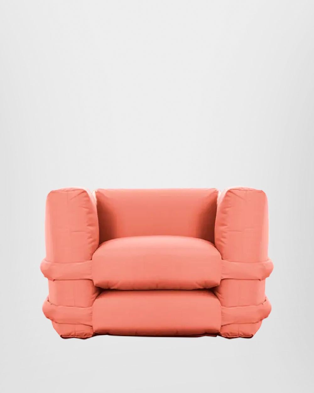 Tissu BD Barcelona PILLOW Armchair by Muller Van Severen en vente