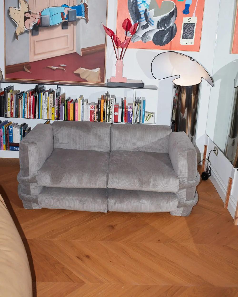 Divano BD Barcelona PILLOW in velluto a coste di Muller Van Severen in vendita 10