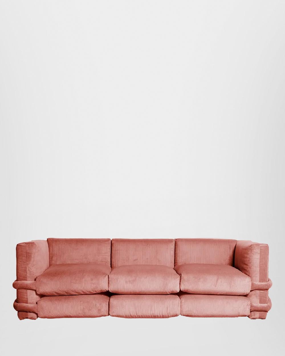 Tessuto Divano BD Barcelona PILLOW in velluto a coste di Muller Van Severen in vendita